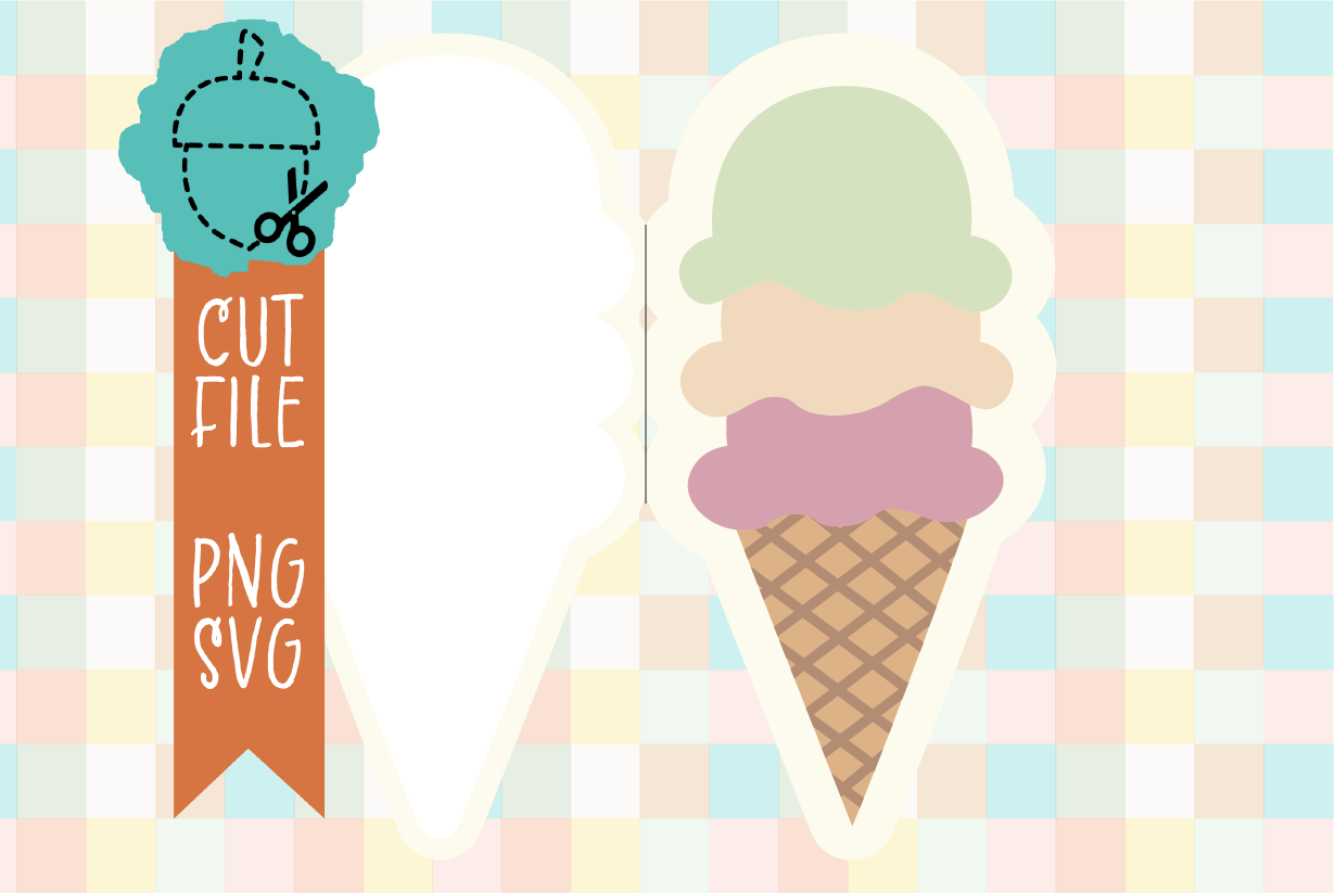 ICE CREAM CONE CARD
