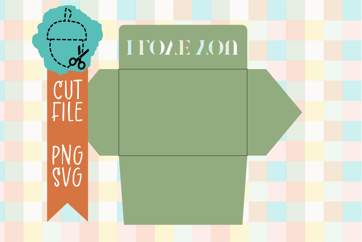 I LOVE YOU ENVELOPE