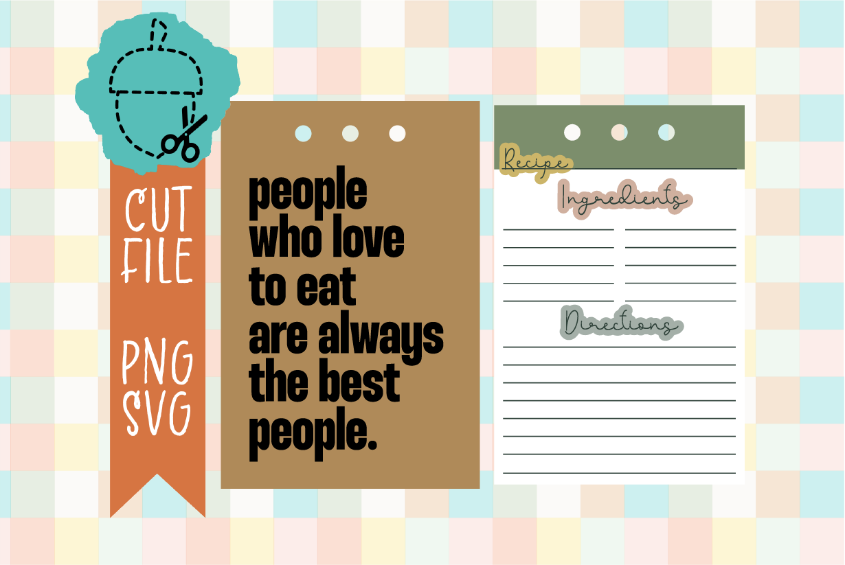 RECIPE BOOK AND CARD