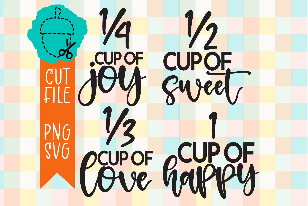 MEASURING CUP LABELS