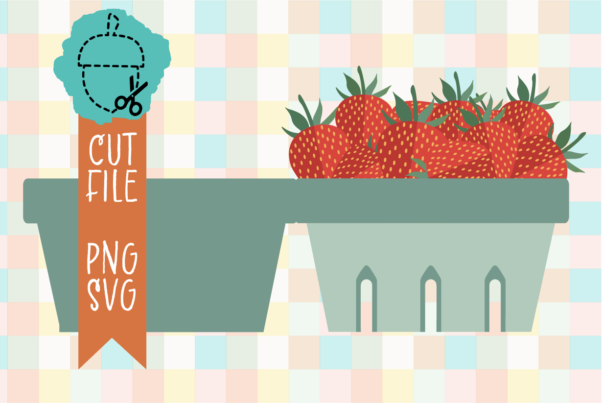 STRAWBERRY CARTON CARD