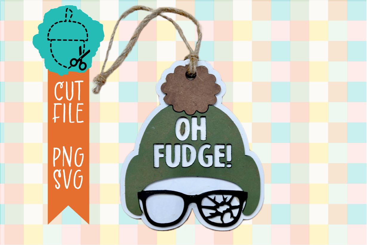 RALPHIE OH FUDGE CHRISTMAS ORNAMENT
