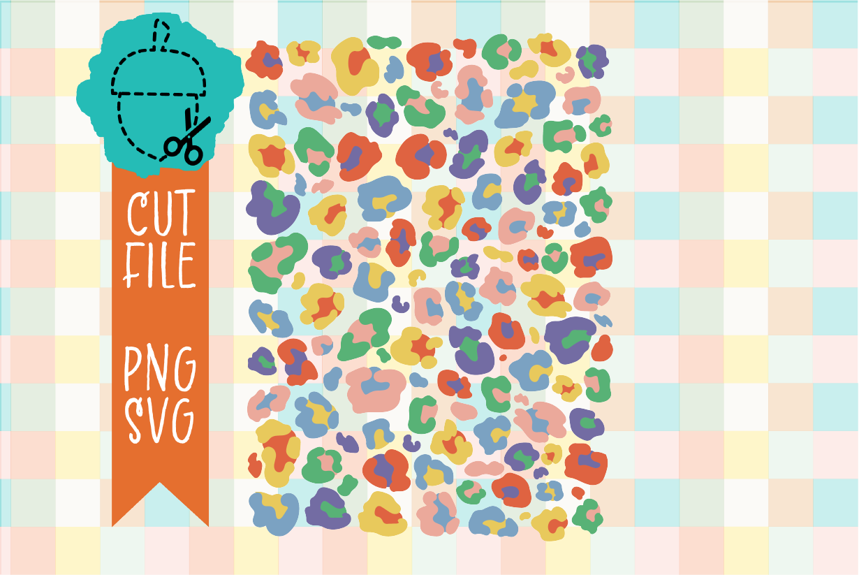 RAINBOW ANIMAL PRINT PATTERN