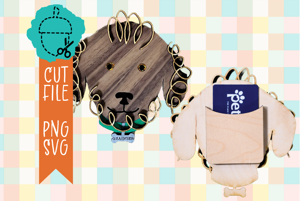 DOG GIFT CARD HOLDER
