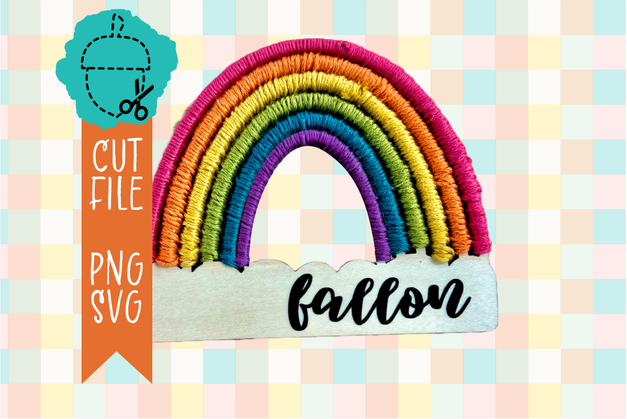RAINBOW CLOUD CUT OUT