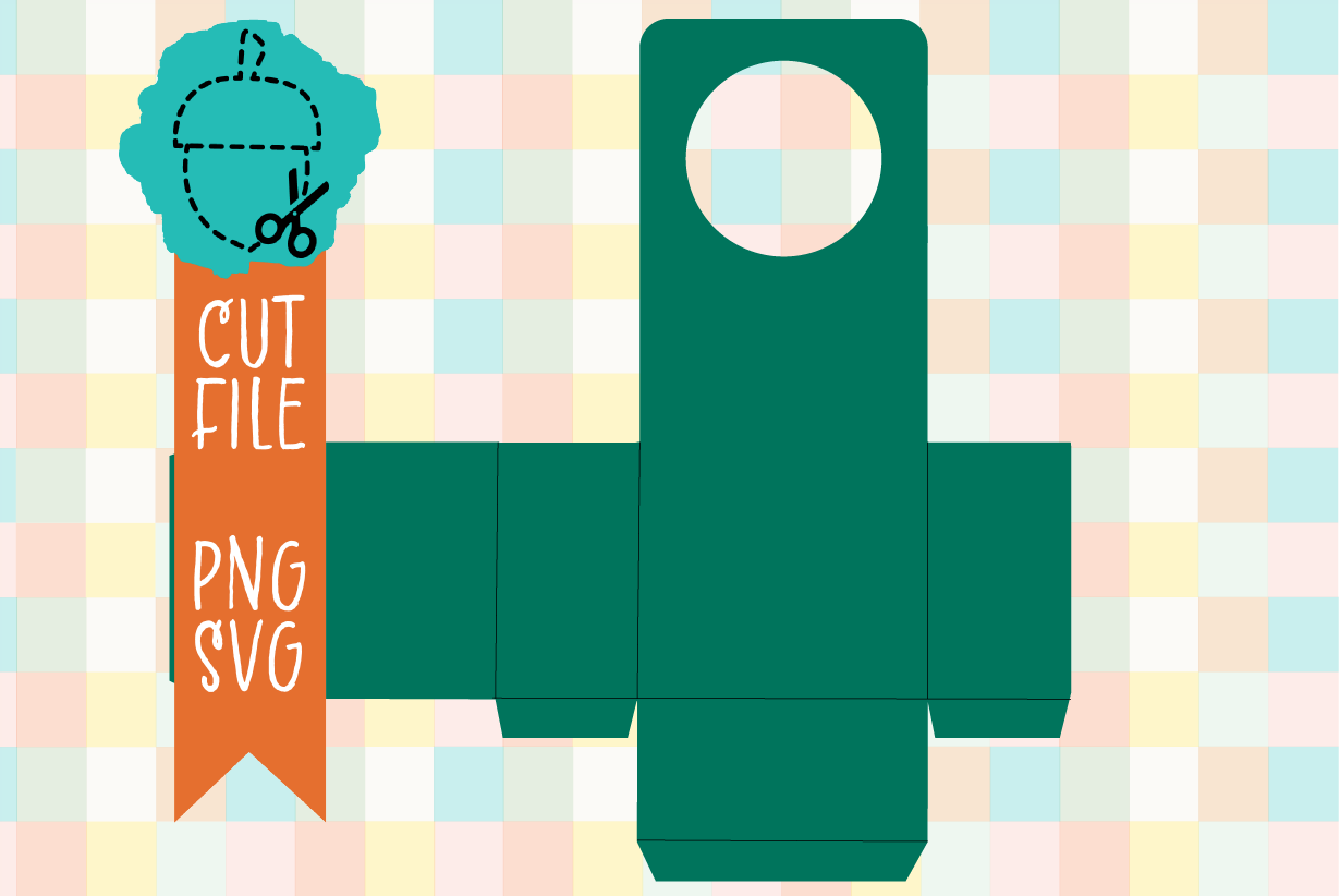 3D DOOR HANGER WITH TREAT HOLDER