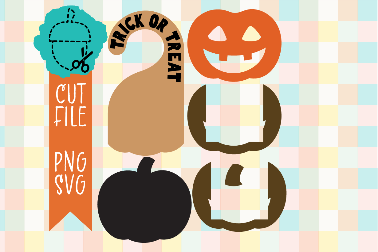 TRICK OR TREAT DOOR KNOB HANGER